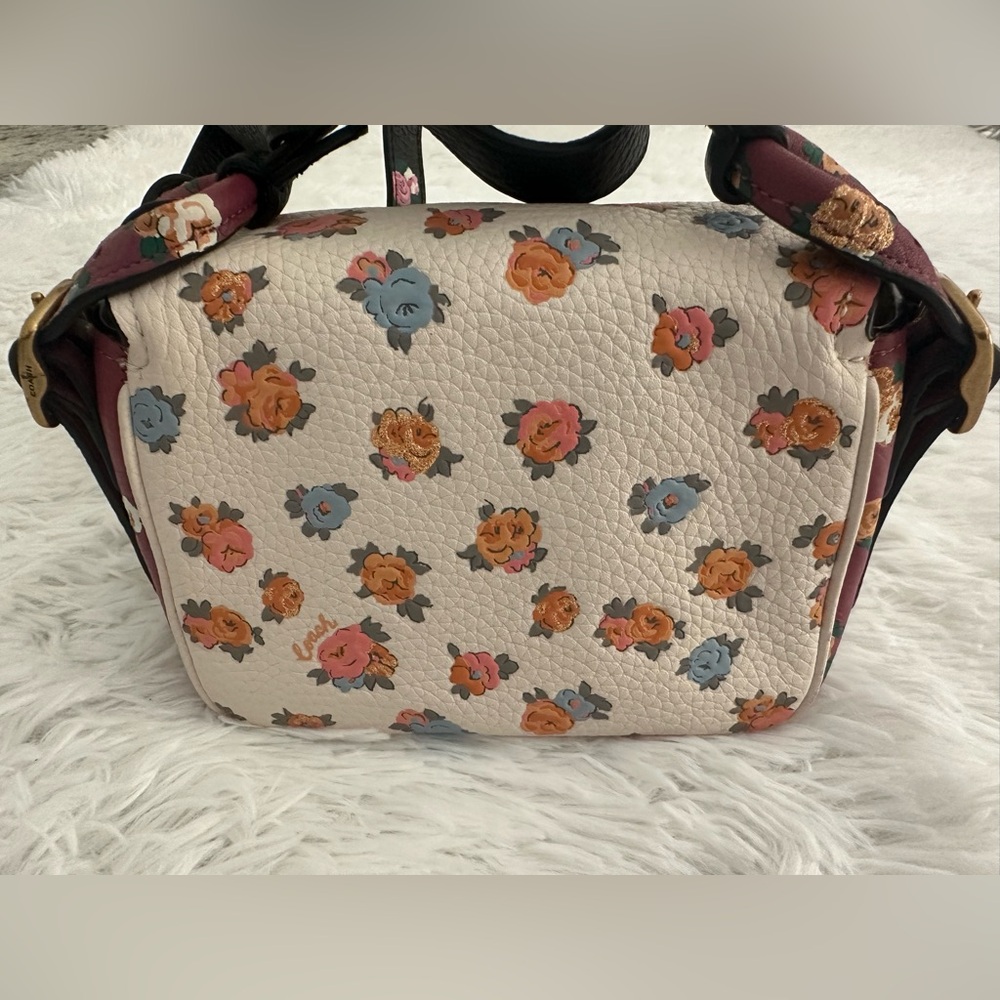 Coach X Tabitha Simmons Meadow Rose Floral Crossbody Bag 78709 Rare HTF - Picture 4 of 10
